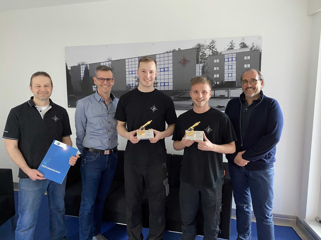 Gesellen Frans Brouwer und Christian Hartmann